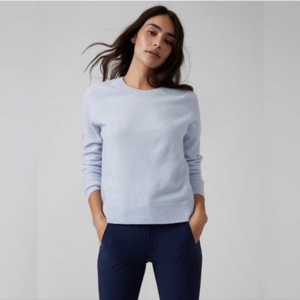 Athleta Women's Blue Hawthorn Crewneck Sweatshirt Size Small